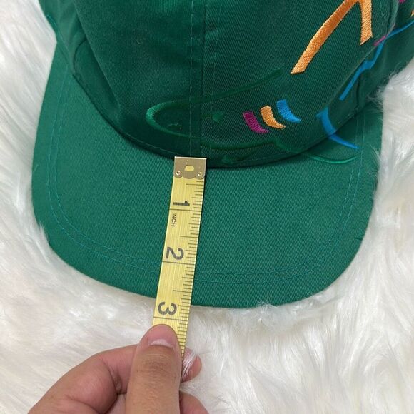 Vintage Greg Norman "The Shark" Adjustable Green Hat Cap NWT - Picture 11 of 11